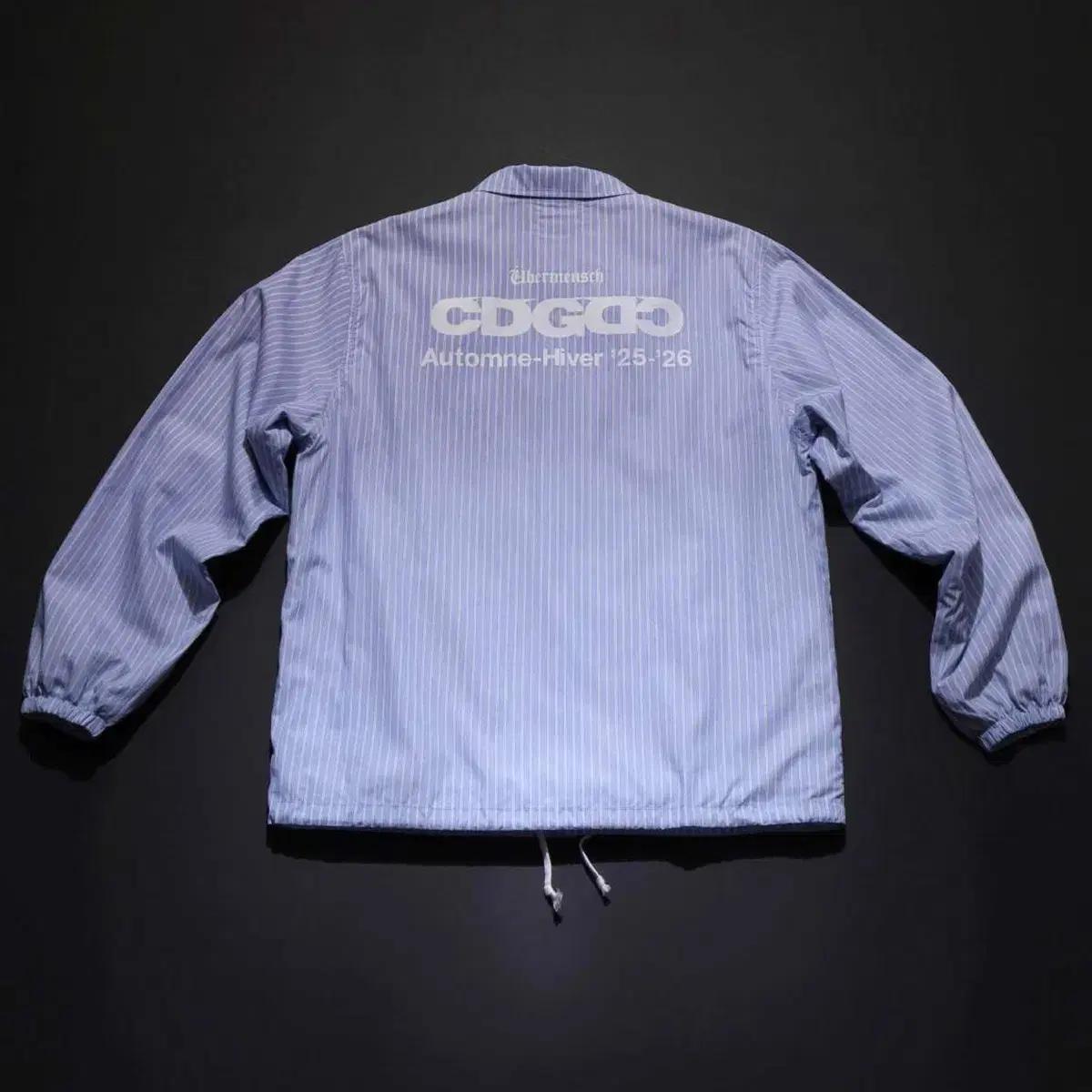 [XL] CDG X 지드래곤 위버멘쉬 코치 자켓 스트라이프