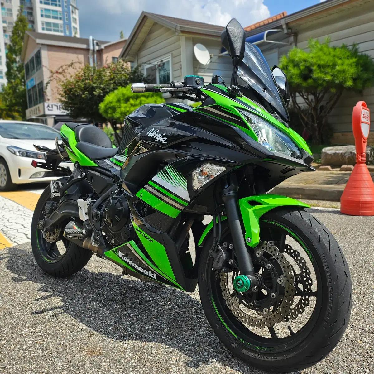 초특가)가와사키 닌자650 19년형 머플러 오스틴 구변O 저렴히판매합니다