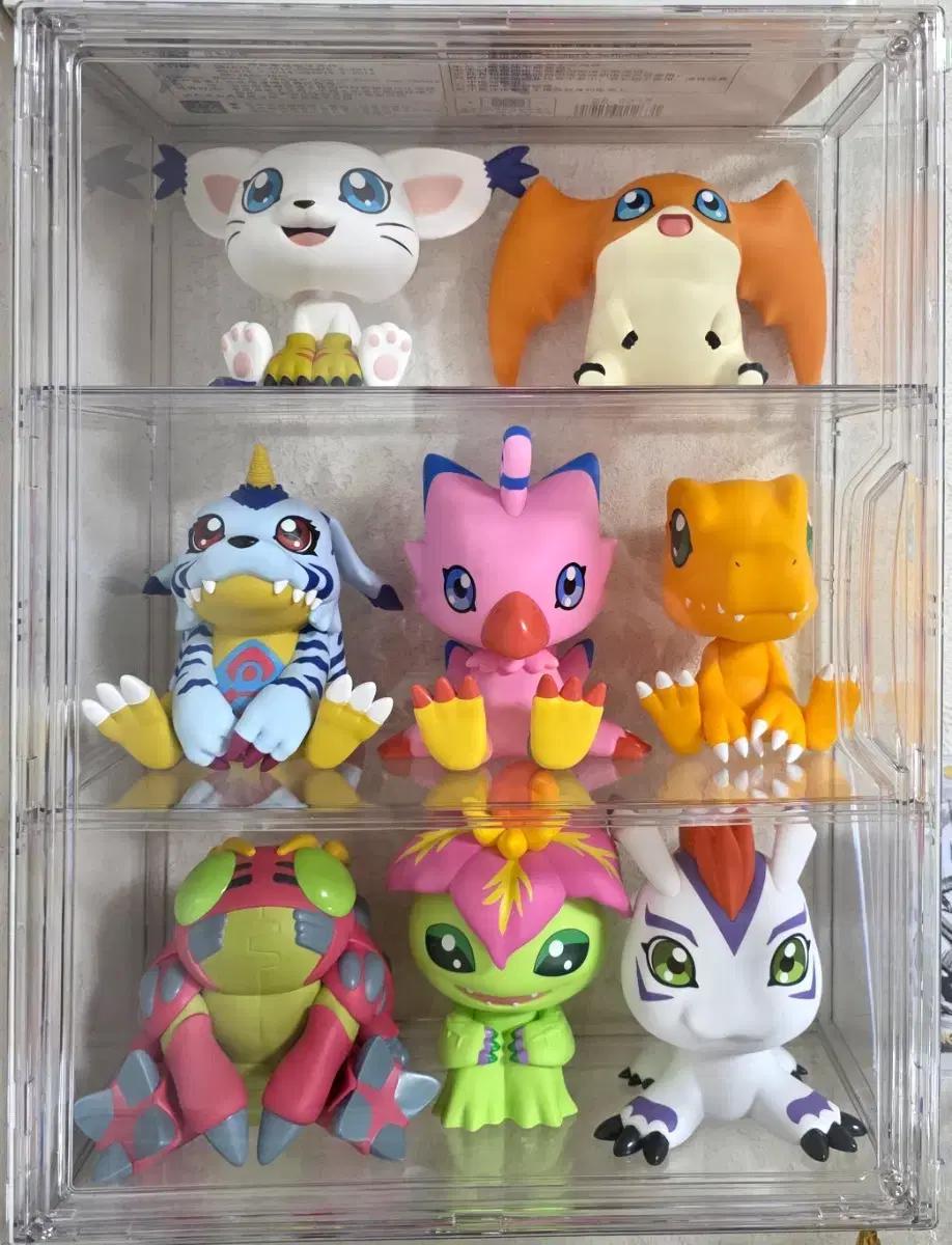 디지몬 피규어 룩업 8종세트 일괄판매(방석특전X)