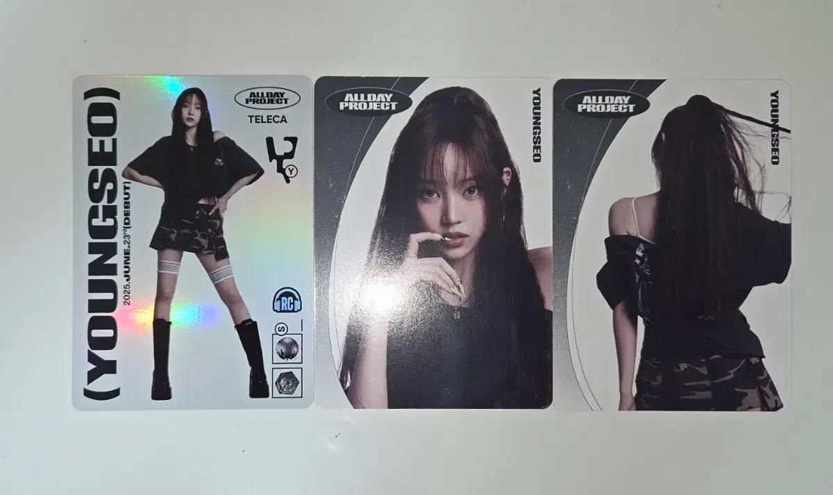 영서 TELECA 포토카드 (베이스+레어) ADP 테레카 올데이프로젝트