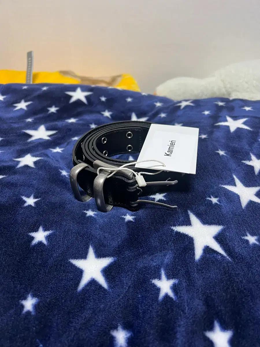 카미엔 MJD 더블 홀 벨트 블랙