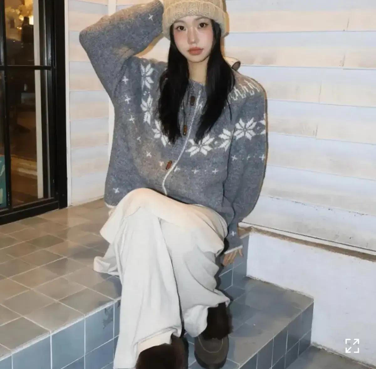 새상품) 제너럴아이디어 노르딕 가디건