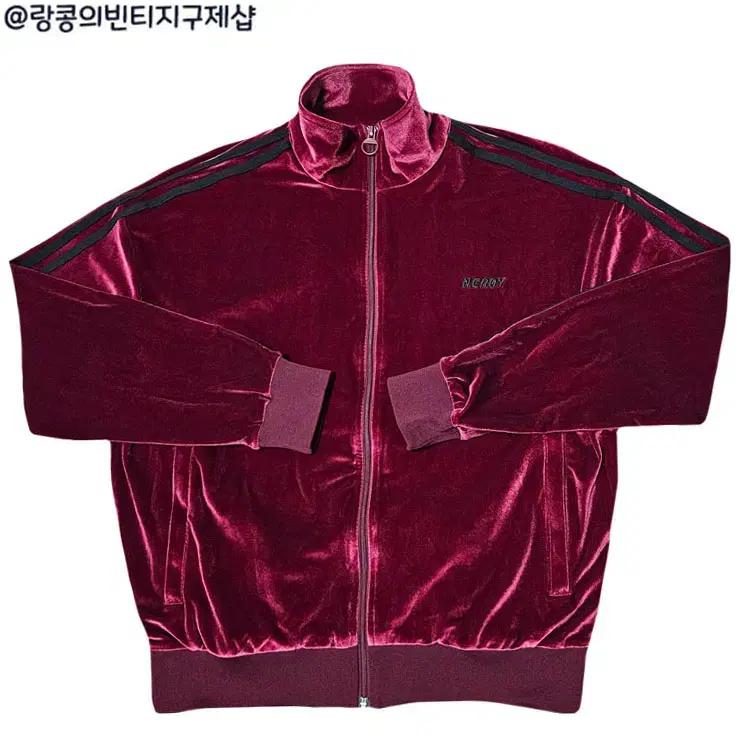 널디 올드스쿨 빈티지 벨벳 져지 자켓