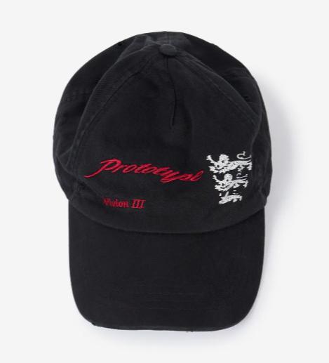[L] ETCE LION BALL CAP (BLACK)