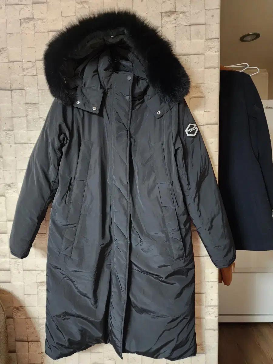 새상품) 제너럴아이디어 롱패딩 105 블랙