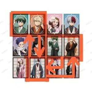 [교환] 나의 히어로 아카데미아 하나야시키 토도로키 쇼토 아크릴 카드