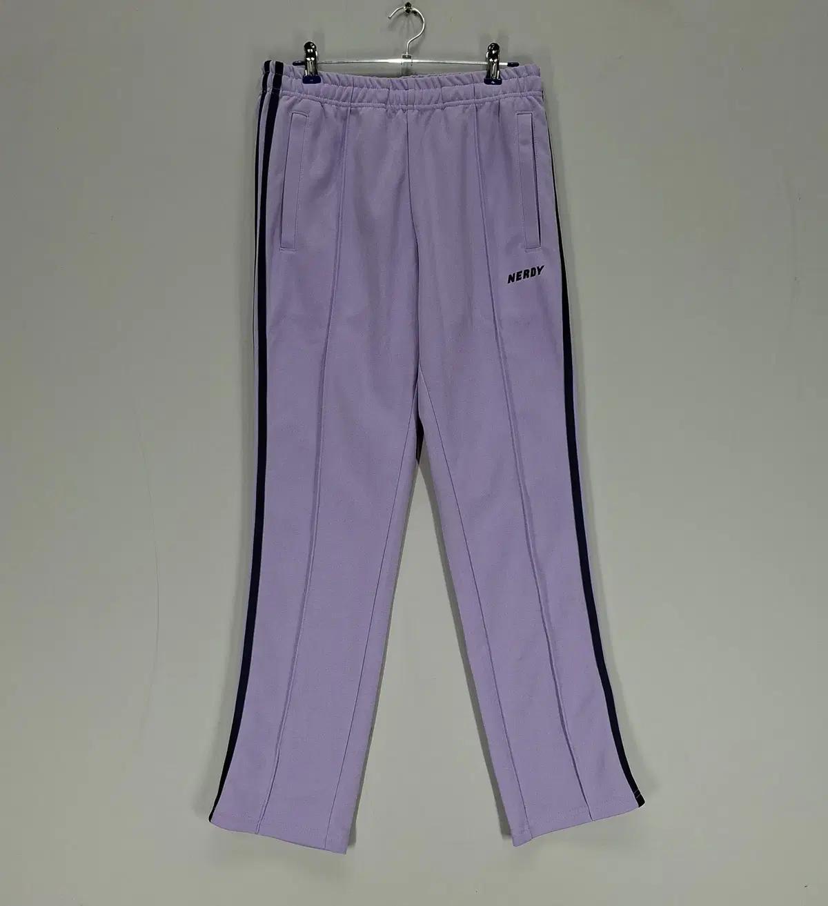 널디 여XS/68 트랙팬츠 2021 봄가을 퍼플 25339