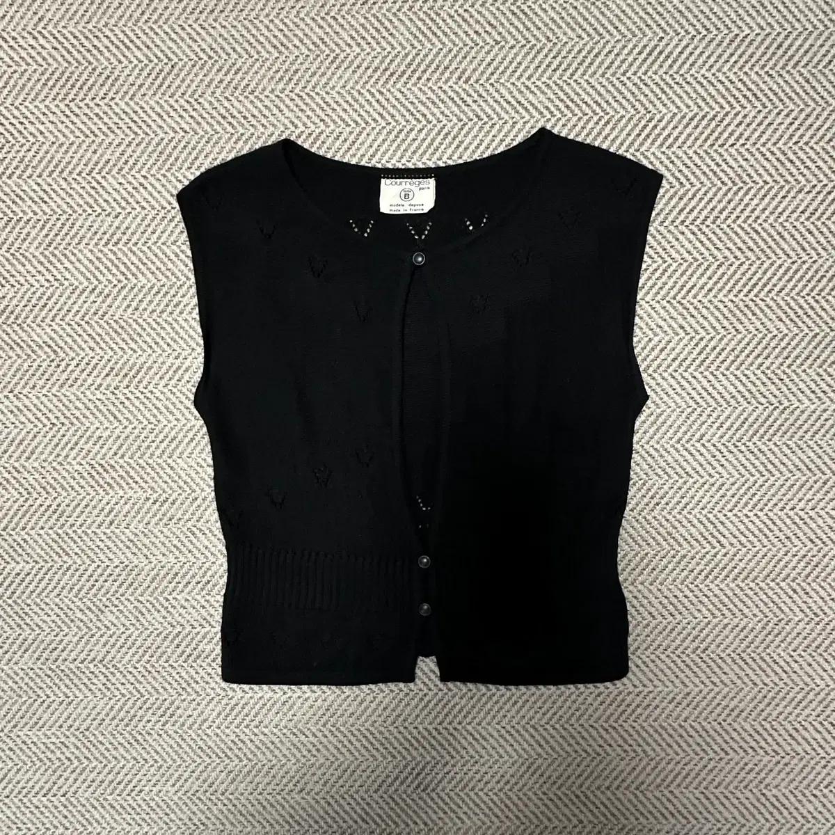 COURREGES paris france made knit vest