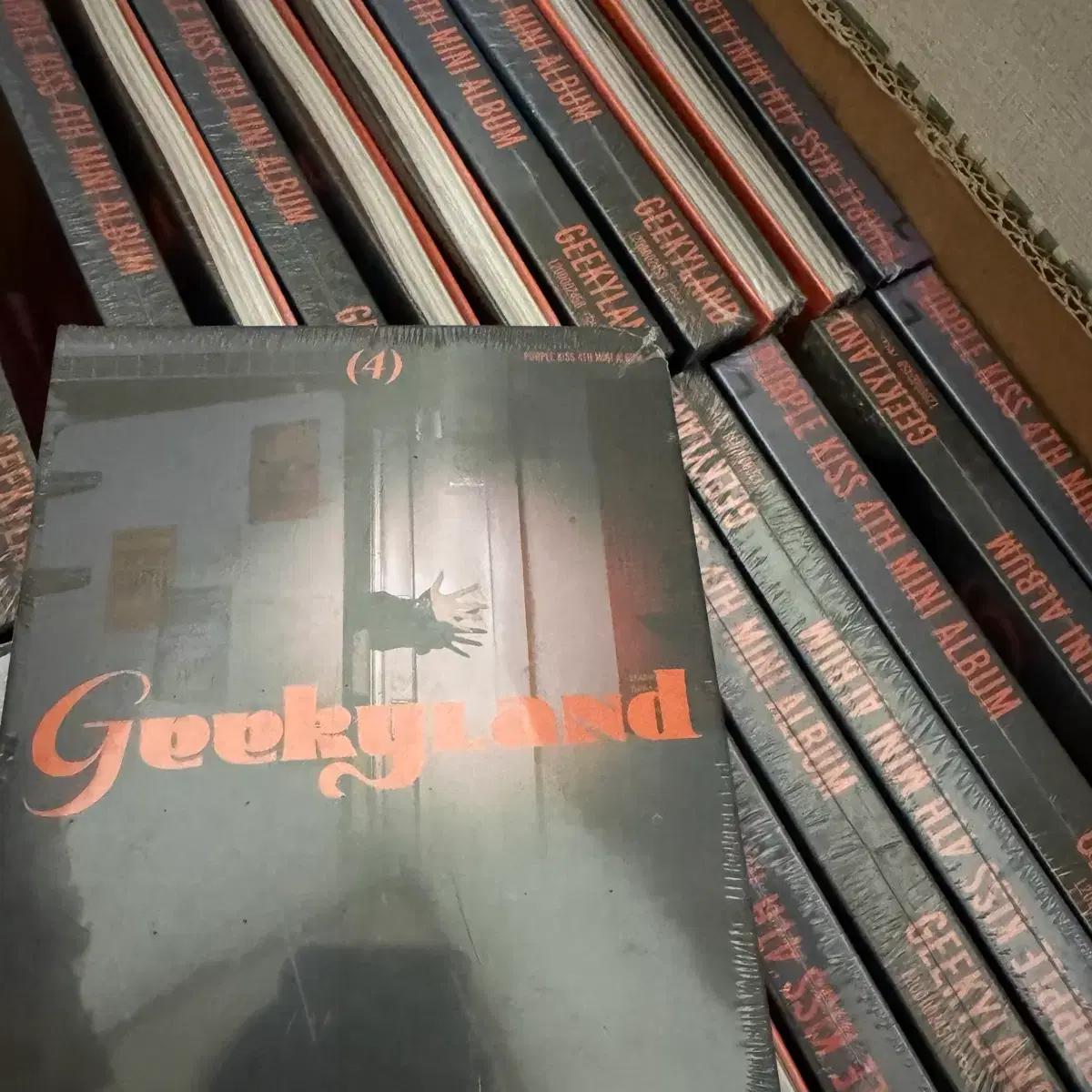 퍼플키스 Geekyland 앨범 널디nerdy 미개봉