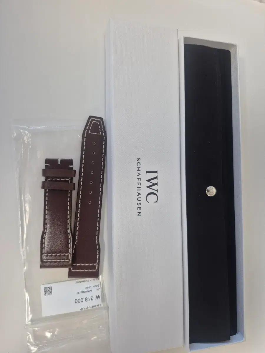 IWC 파일럿 소가죽 시계 스트랩 21mm~버클18 사이즈
