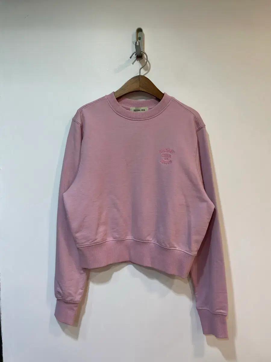 제너럴아이디어 핑크 맨투맨 티셔츠 WS