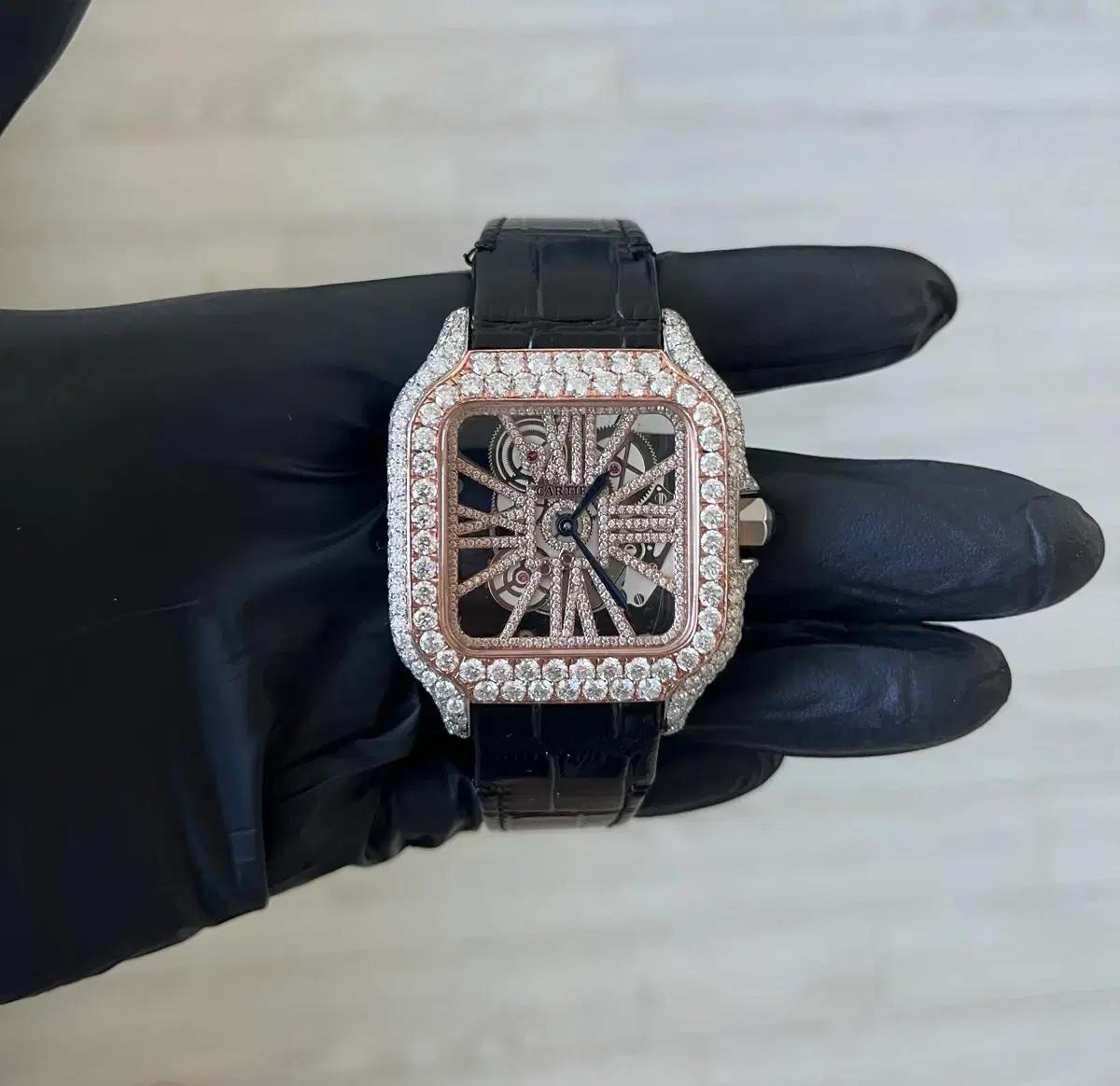 Iced out Cartier
