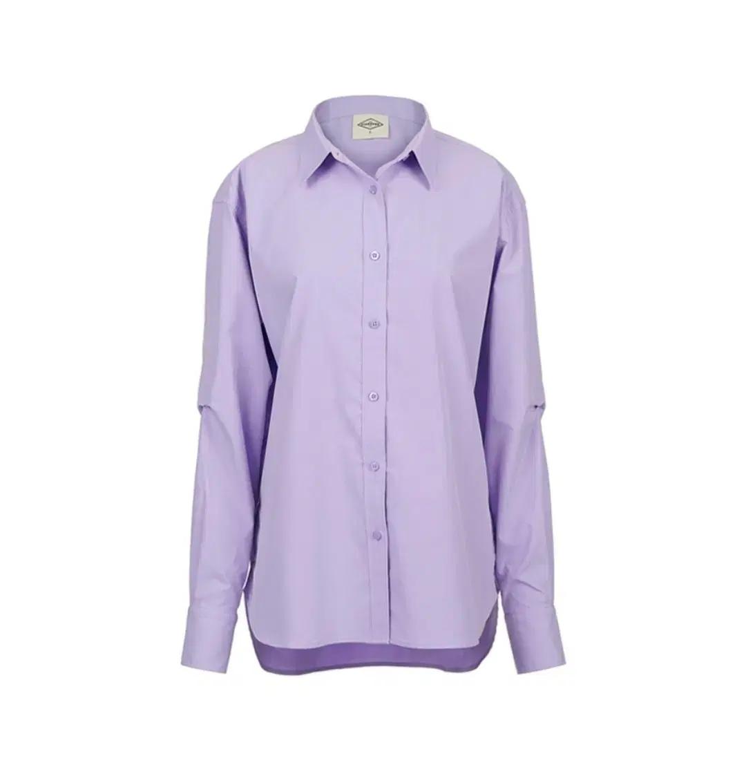 새제품> 제너럴아이디어 라벤더 연보라 셔츠 5566