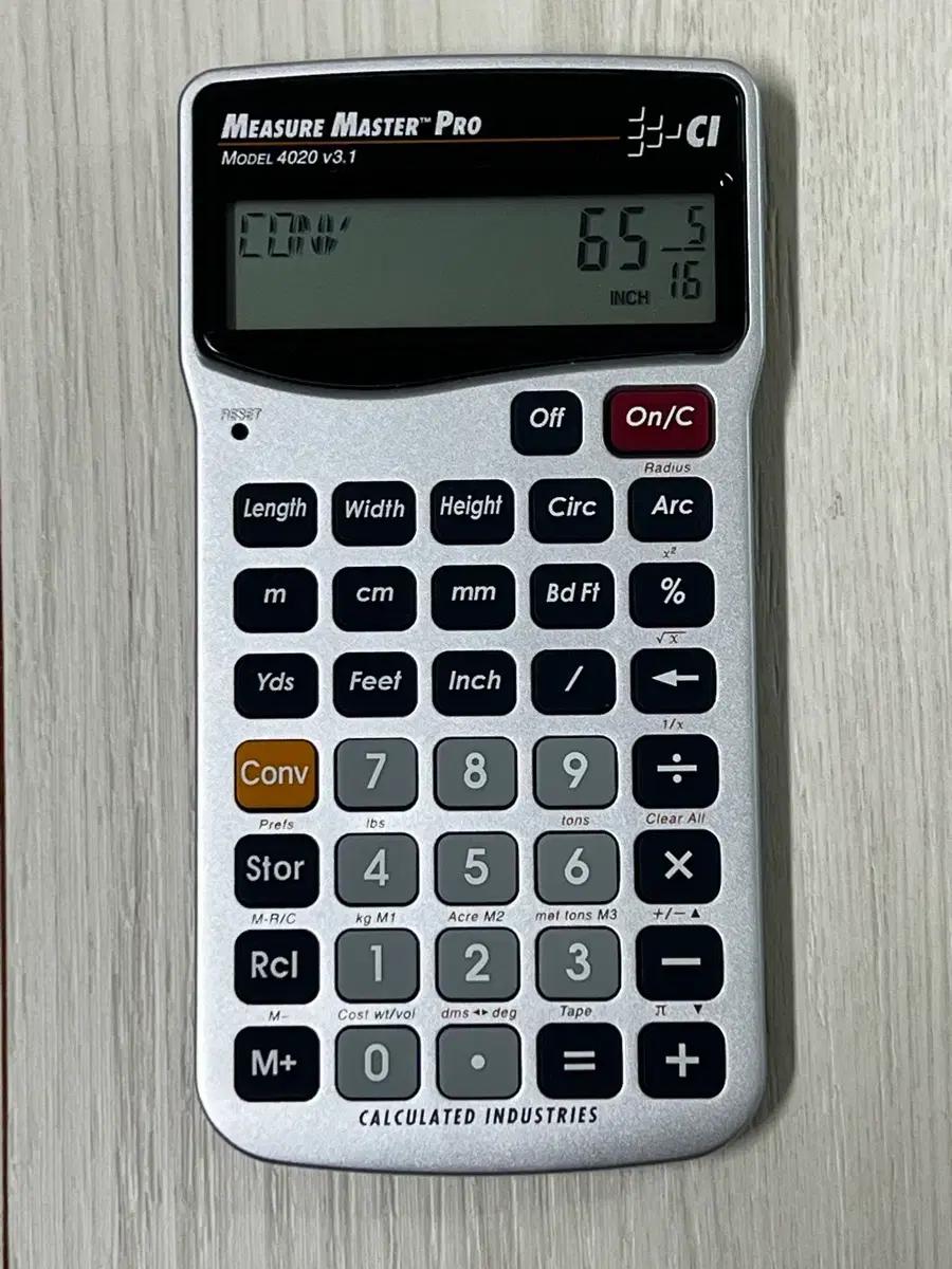 Measure Master Pro 4020 구조수학 계산기
