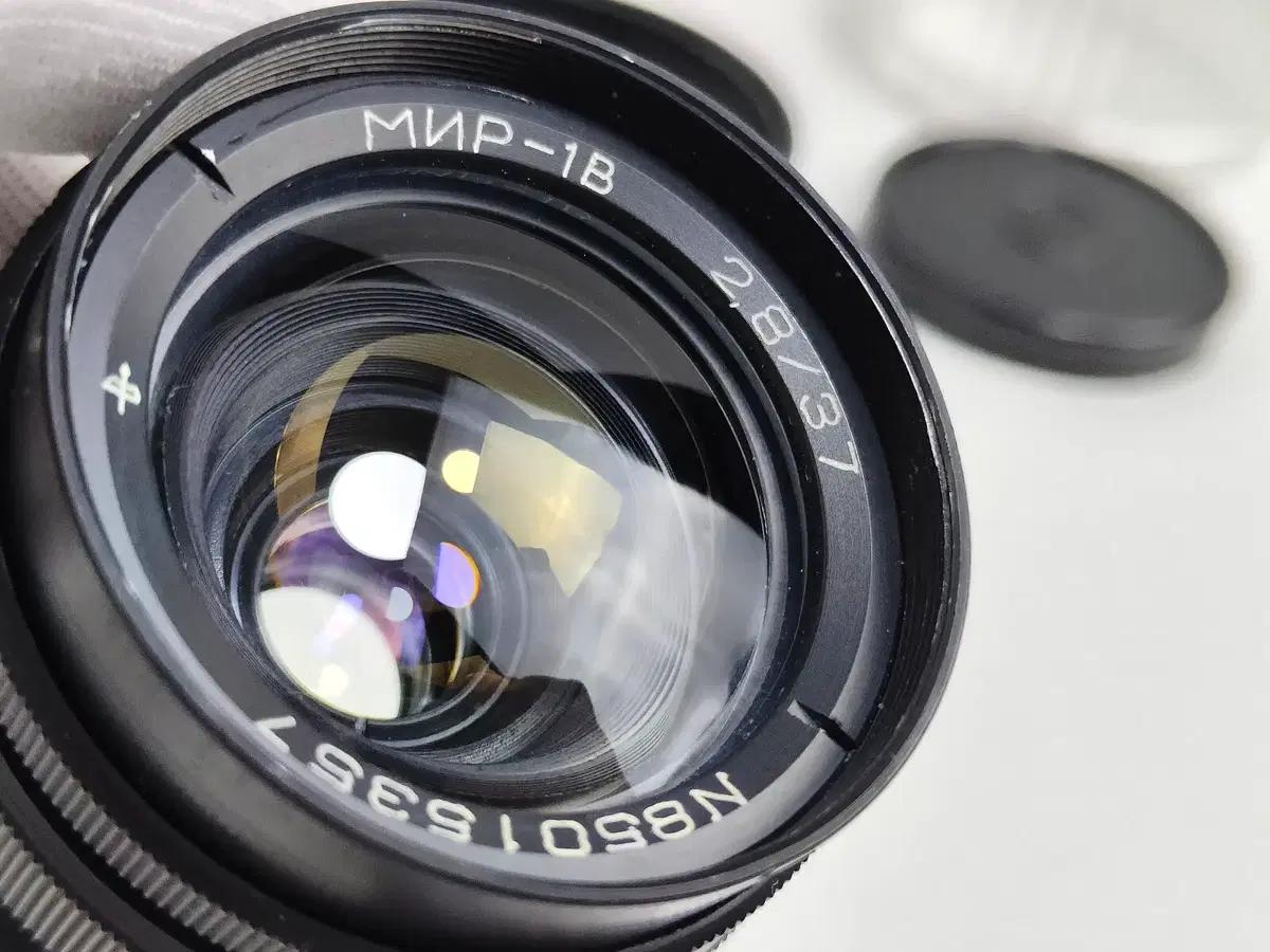 빈티지 레어 렌즈 Mir-1V 37mm f2.8 렌즈 M42 마운트