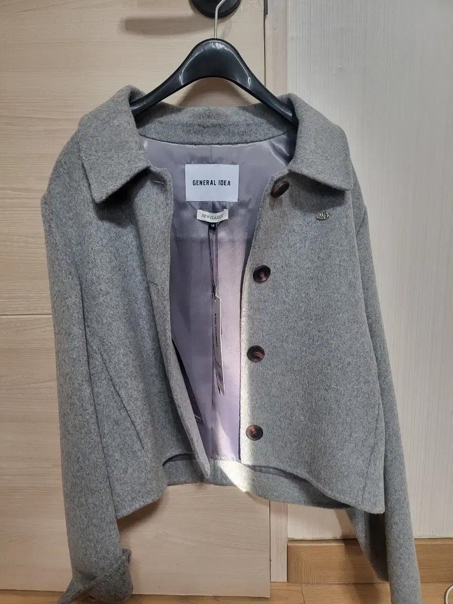 (완전 새상품) GENERAL IDEA의 울 핸드메이드 겨울 카라 자켓