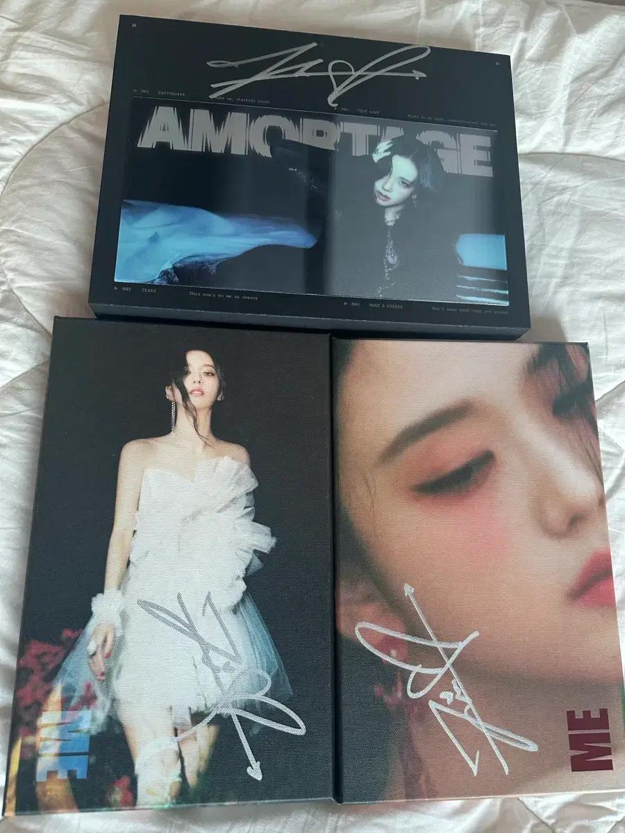 블랙핑크지수 아모르타주 , ME 친필 CD (비매)