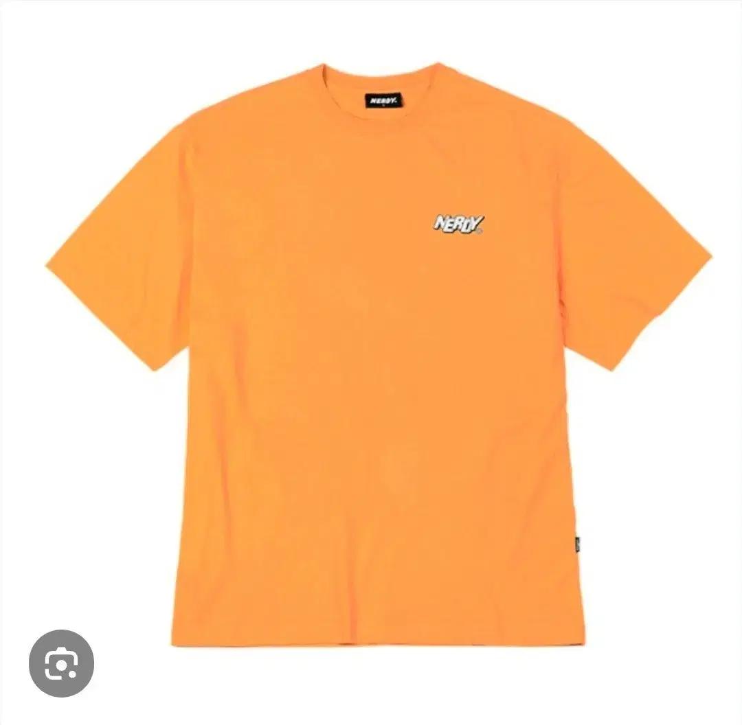 널디 NERDY 오렌지 오버핏 반팔 티셔츠 M