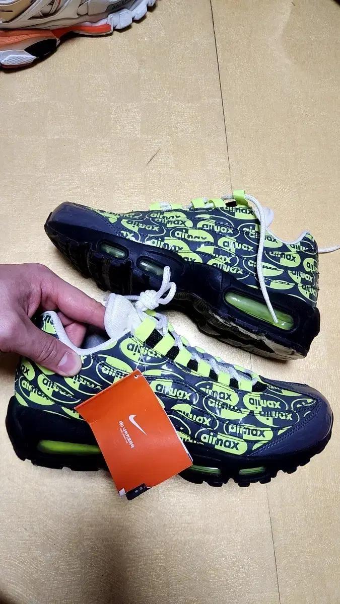 나이키 에어맥스95 형광 AIRMAX 프린팅 새상품