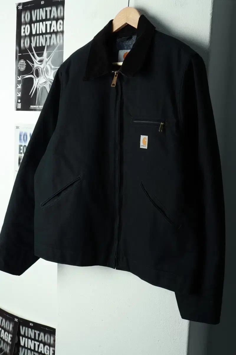 (L-XL) 칼하트 집업 바람막이 점퍼자켓 디트로이트 블랙-168D0