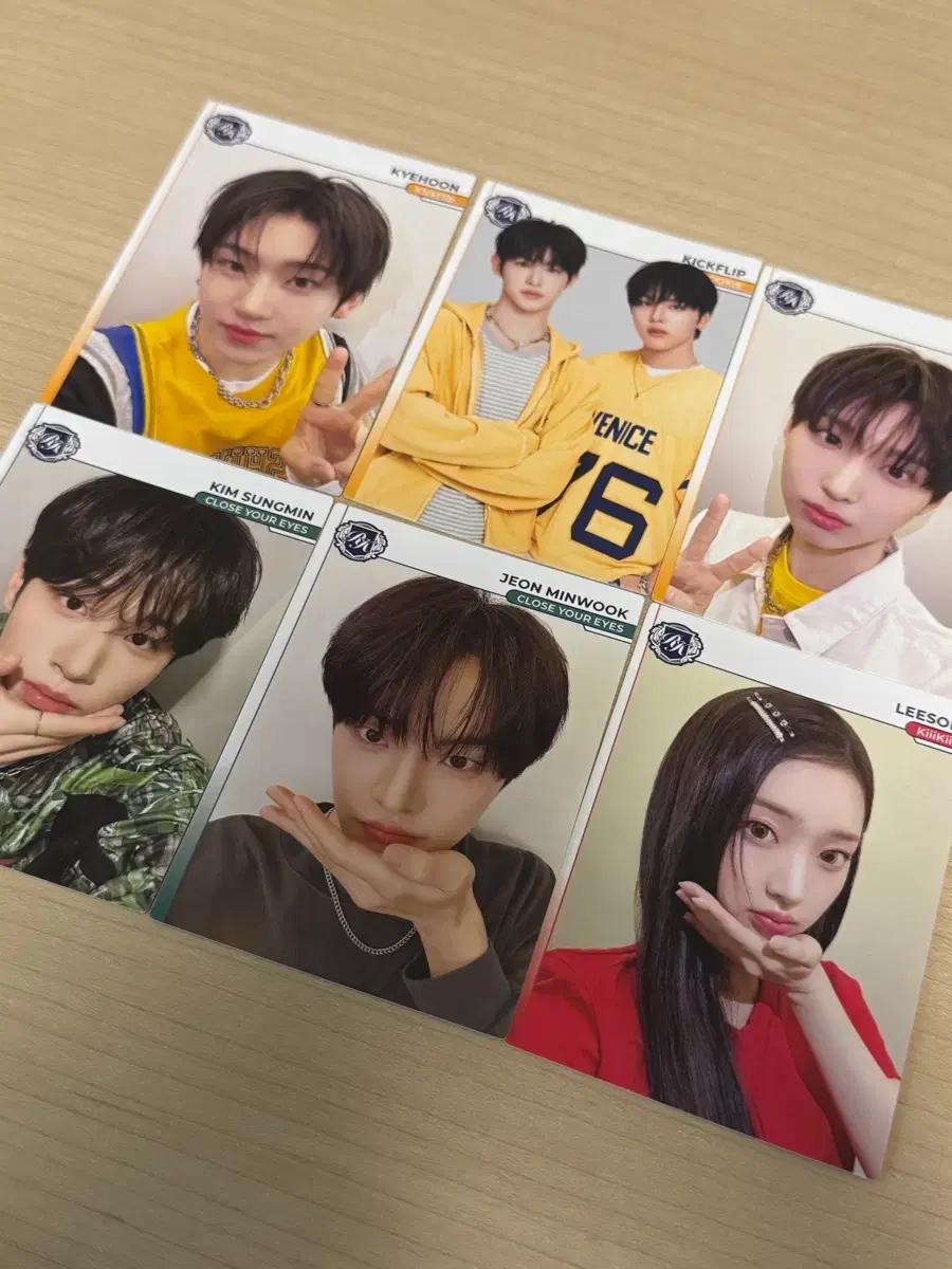 킥플립 클로즈유어아이즈 클유아 키키 K-pop 루키 포카 테레카
