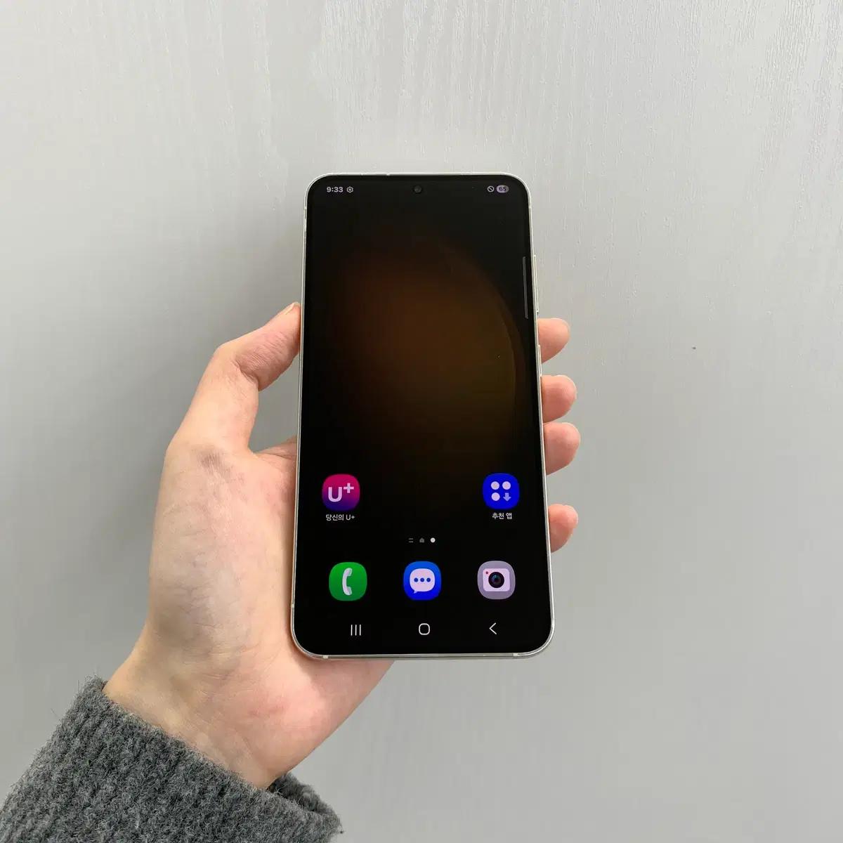 (24년개통)A급.갤럭시S23 256기가 크림 부산중고폰 팝니다46628