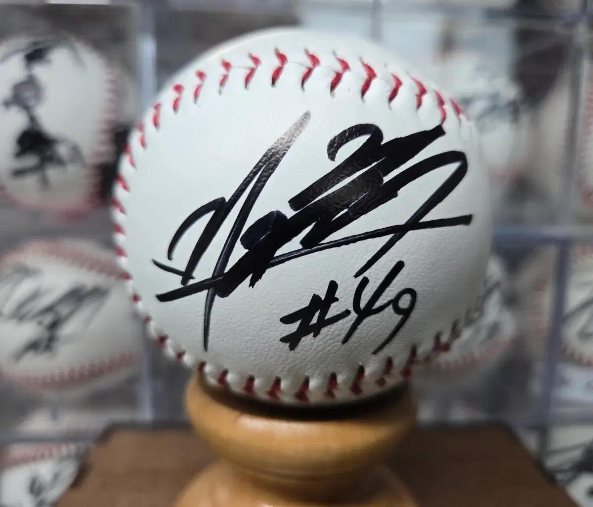 롯데 레전드 마해영 전준호 윤학길 염종석 싸인볼 3