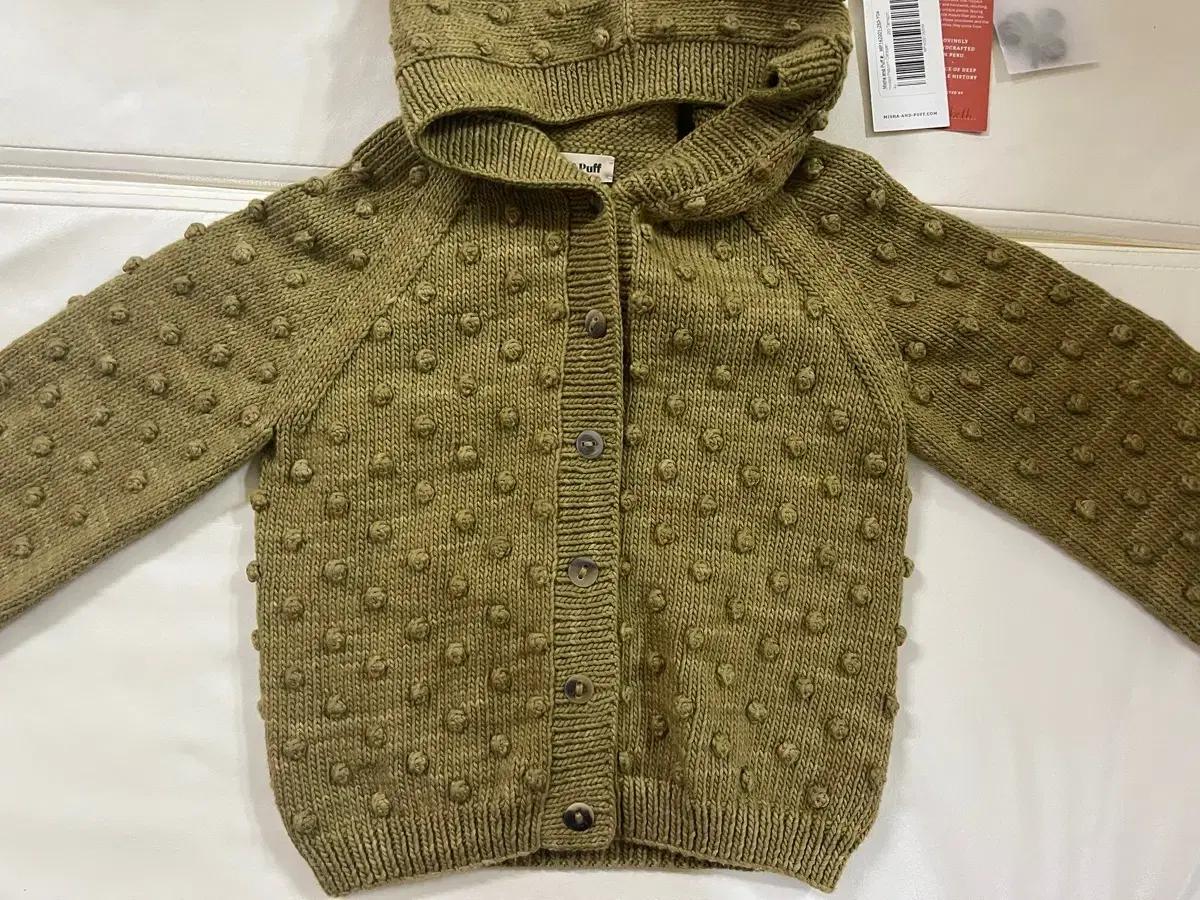 미샤앤퍼프 팝콘후드가디건 4Y