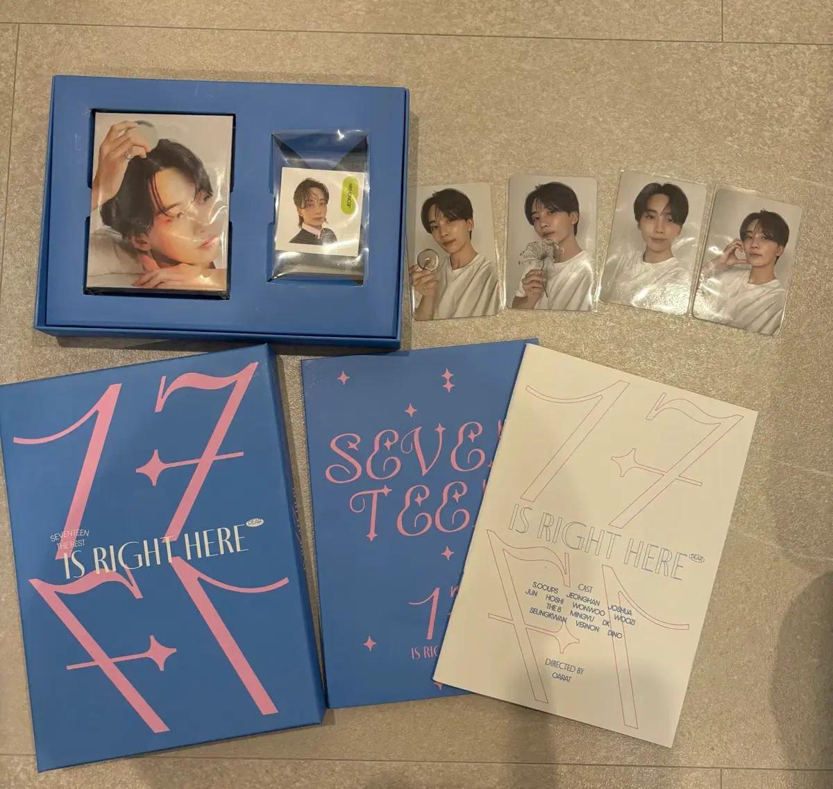 세븐틴 정한 랜포드볼 is right here 베스트앨범 디어버전 캐럿반