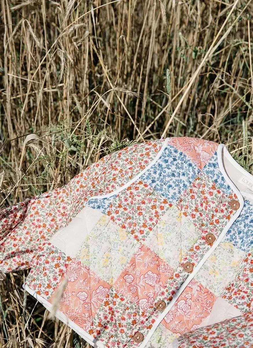 루이스미샤 플라워 퀼팅 자켓10y