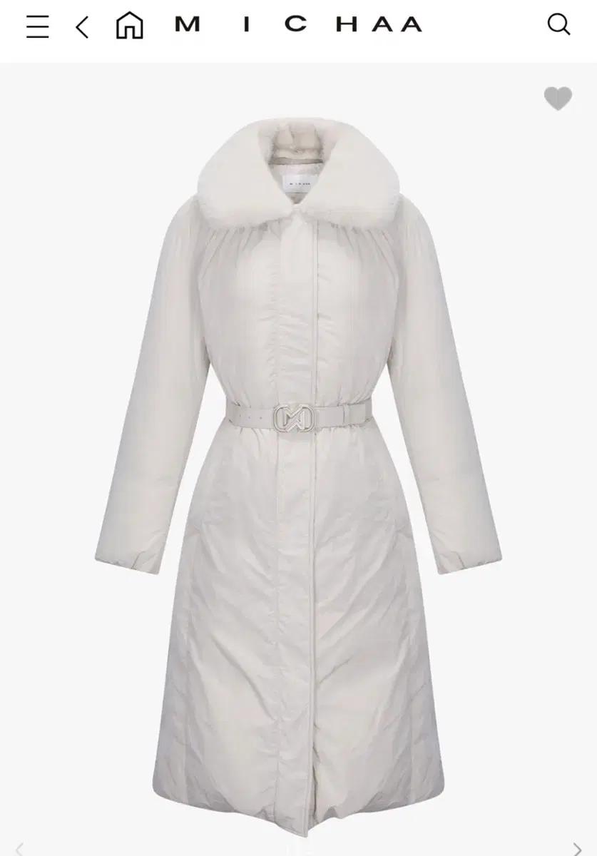 미샤 MICHAA 구스 롱패딩