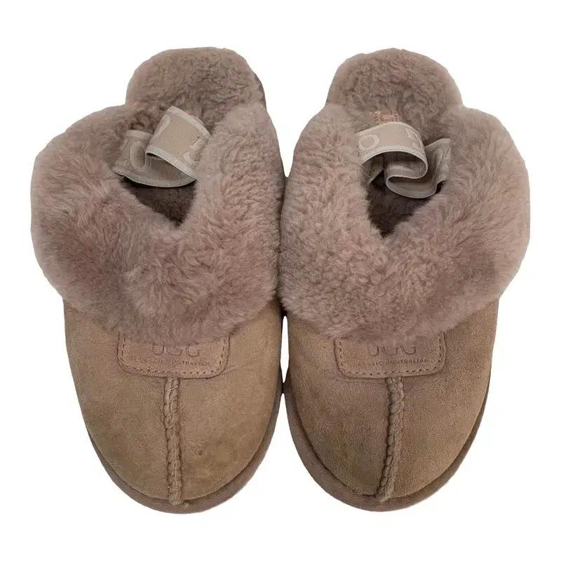 UGG 오즈웨어 키즈 코케트 밴딩 슬리퍼 핑크 210