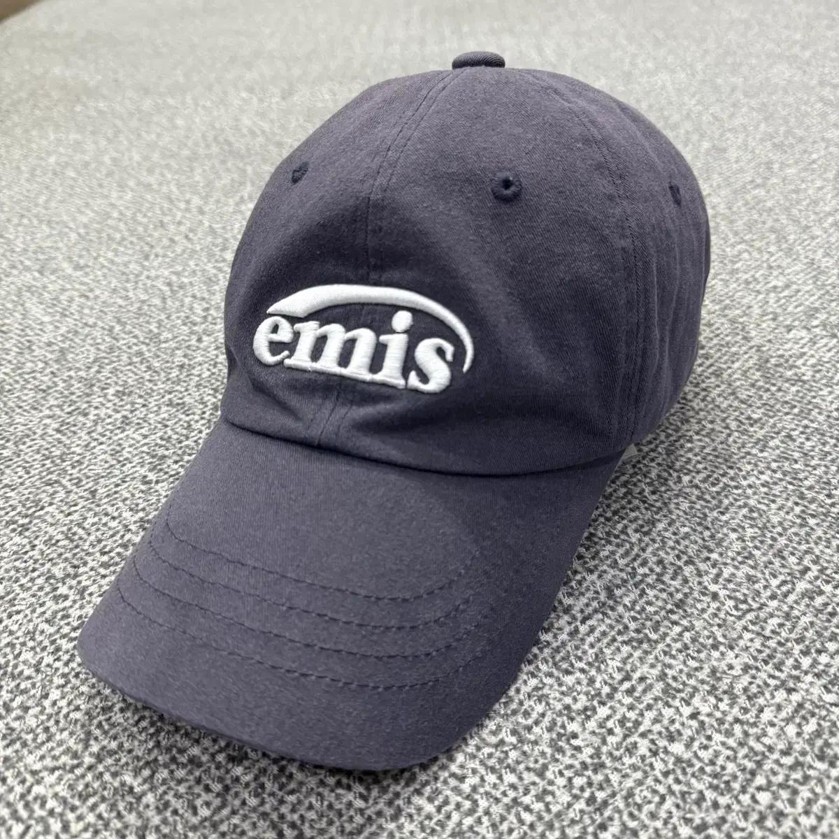 F 이미스 emis 빈티지 피그먼트 워싱 네이비 볼캡 모자
