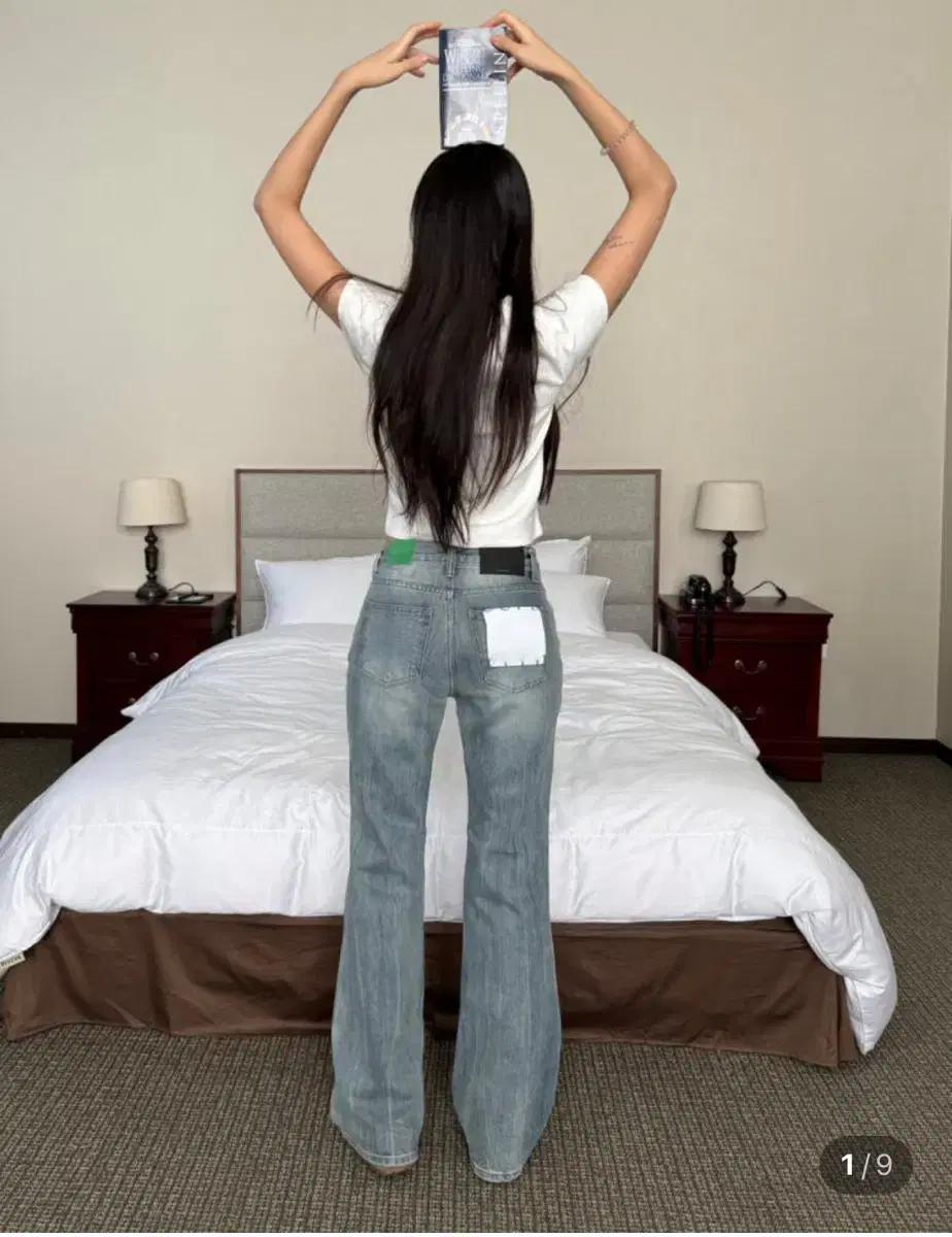 yue 유프로젝트 RISE BOOTCUT DN 라이즈 부츠컷 데님 m