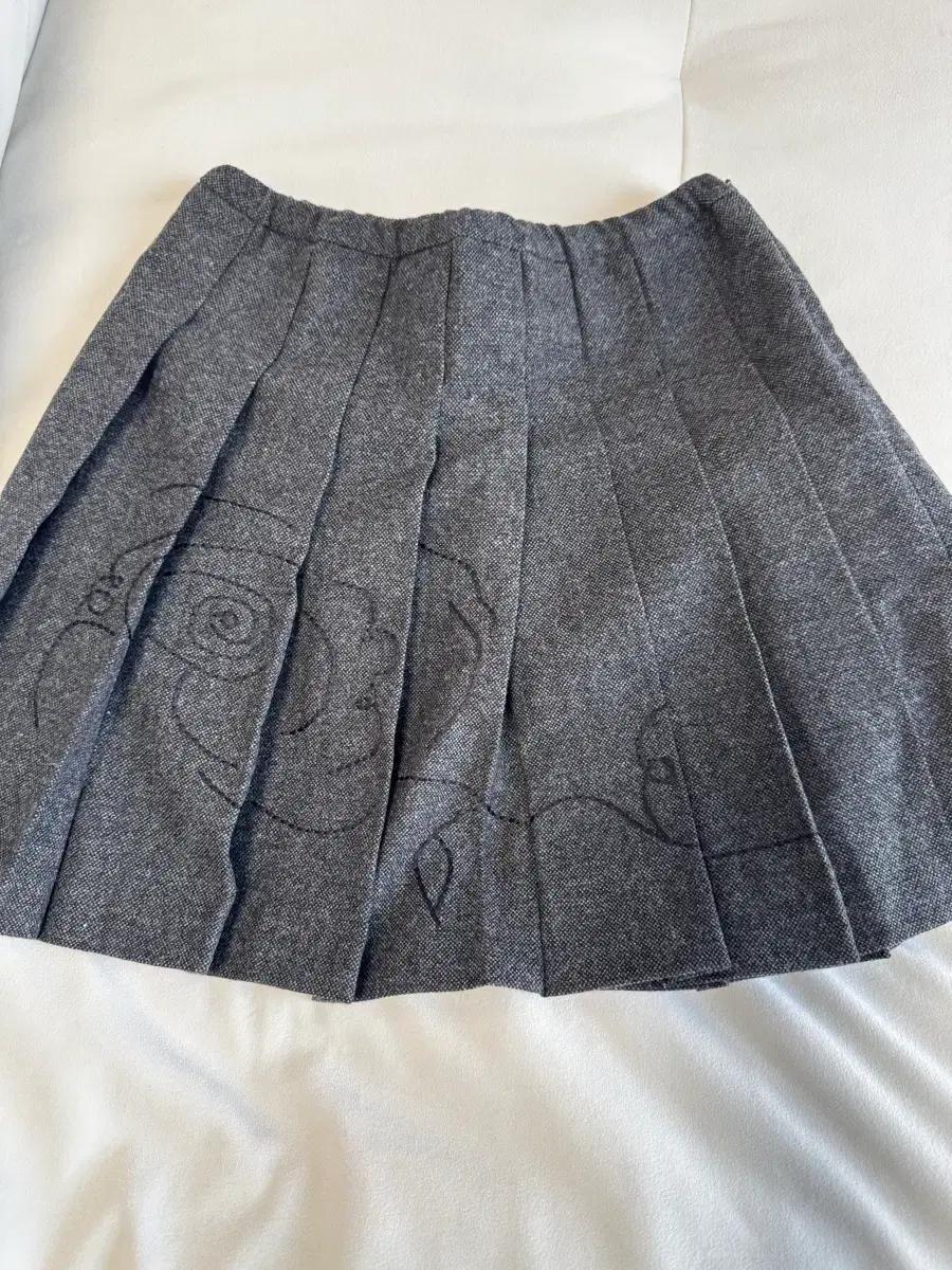 Sinoon 시눈 Wool Blend Pleated Skirt