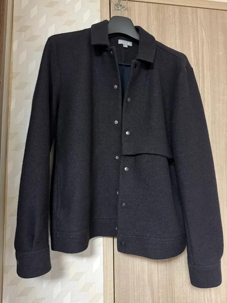 [M] 코스 COS 보일드 울자켓 미드나잇브라운