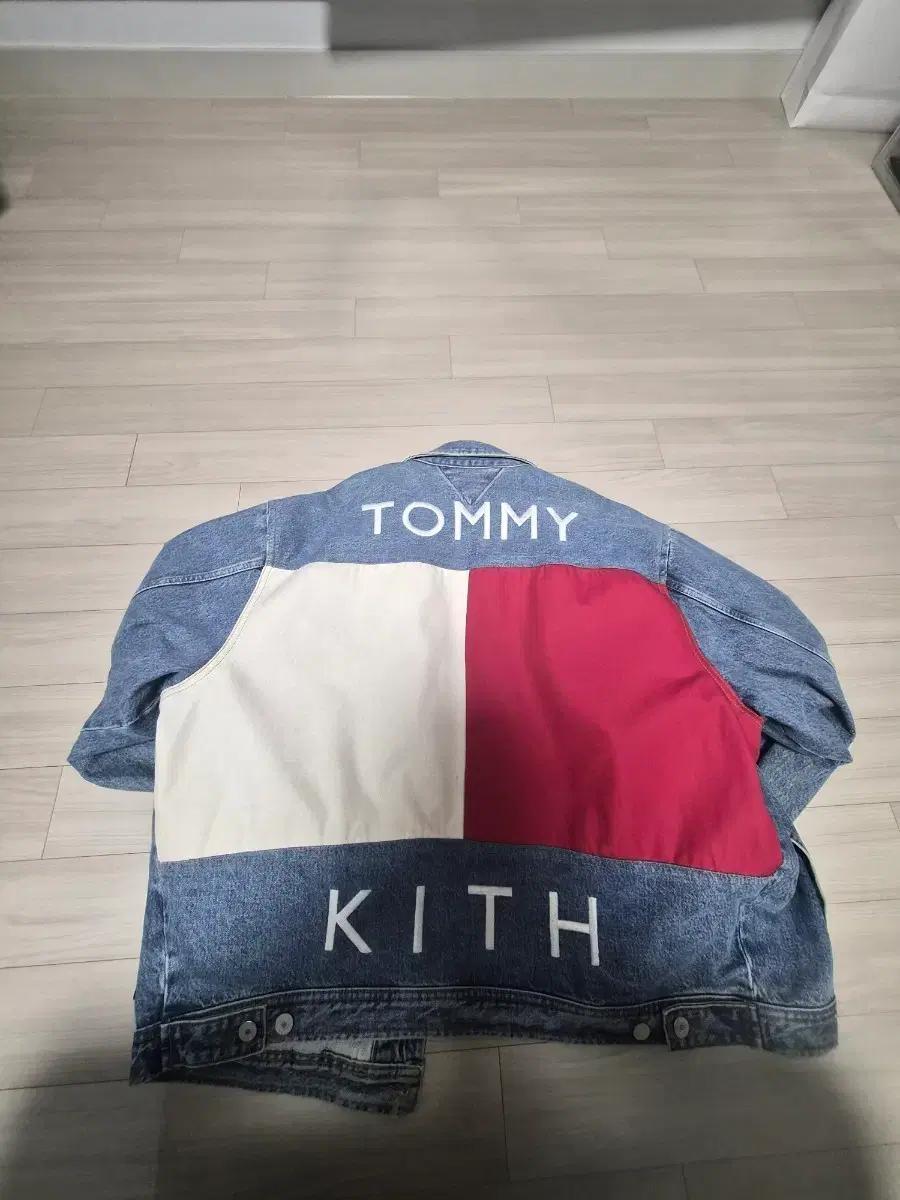 타미힐피거 KITH 데님 자켓 타미 키스 청자켓 xl