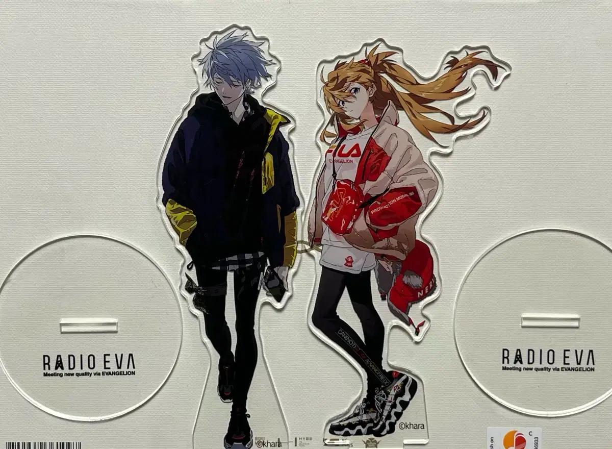 신세기 에반게리온 휠라 필라 콜라보 아크릴 스탠드