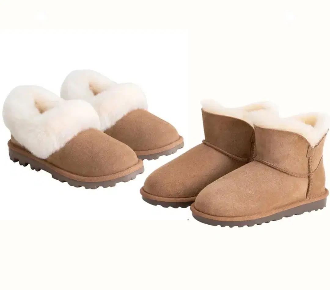 [새상품]커클랜드 아동 주니어 양털 어그부츠 천연가죽 230