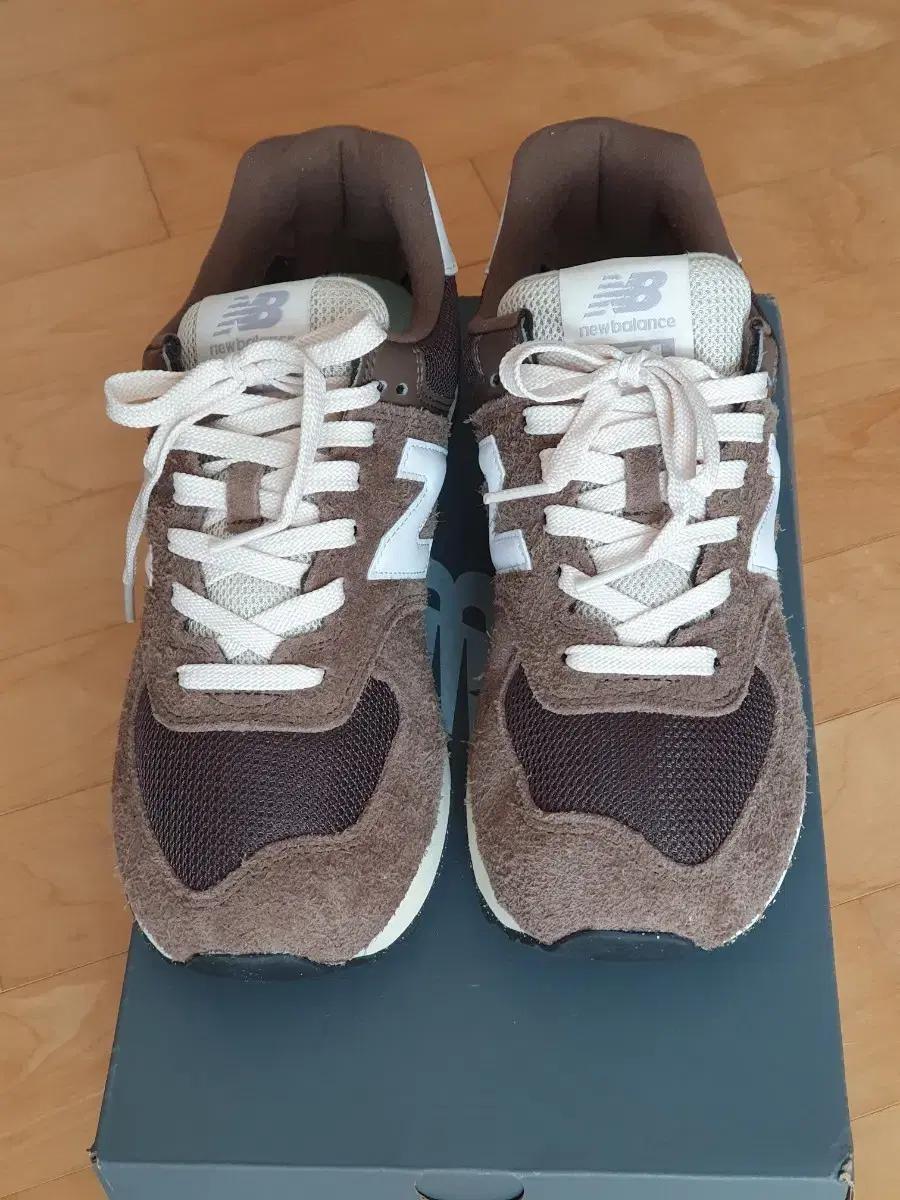 뉴발란스 574 브라운 260 (새상품 )