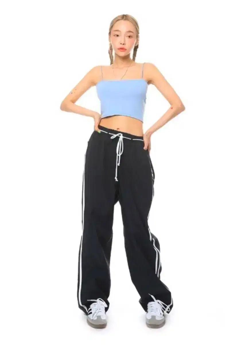 스타일난다 스트링 트랙 팬츠