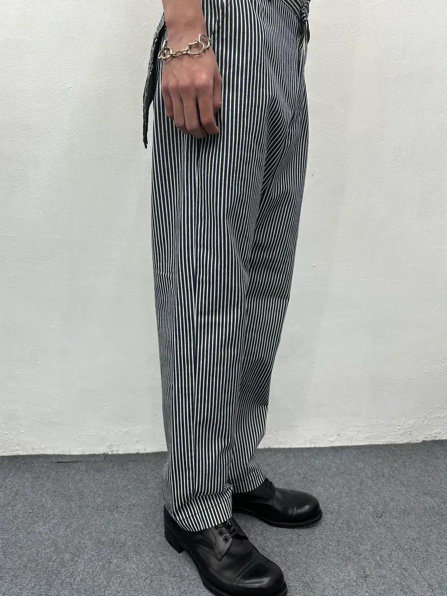 AVIREX Stripe Work Pants