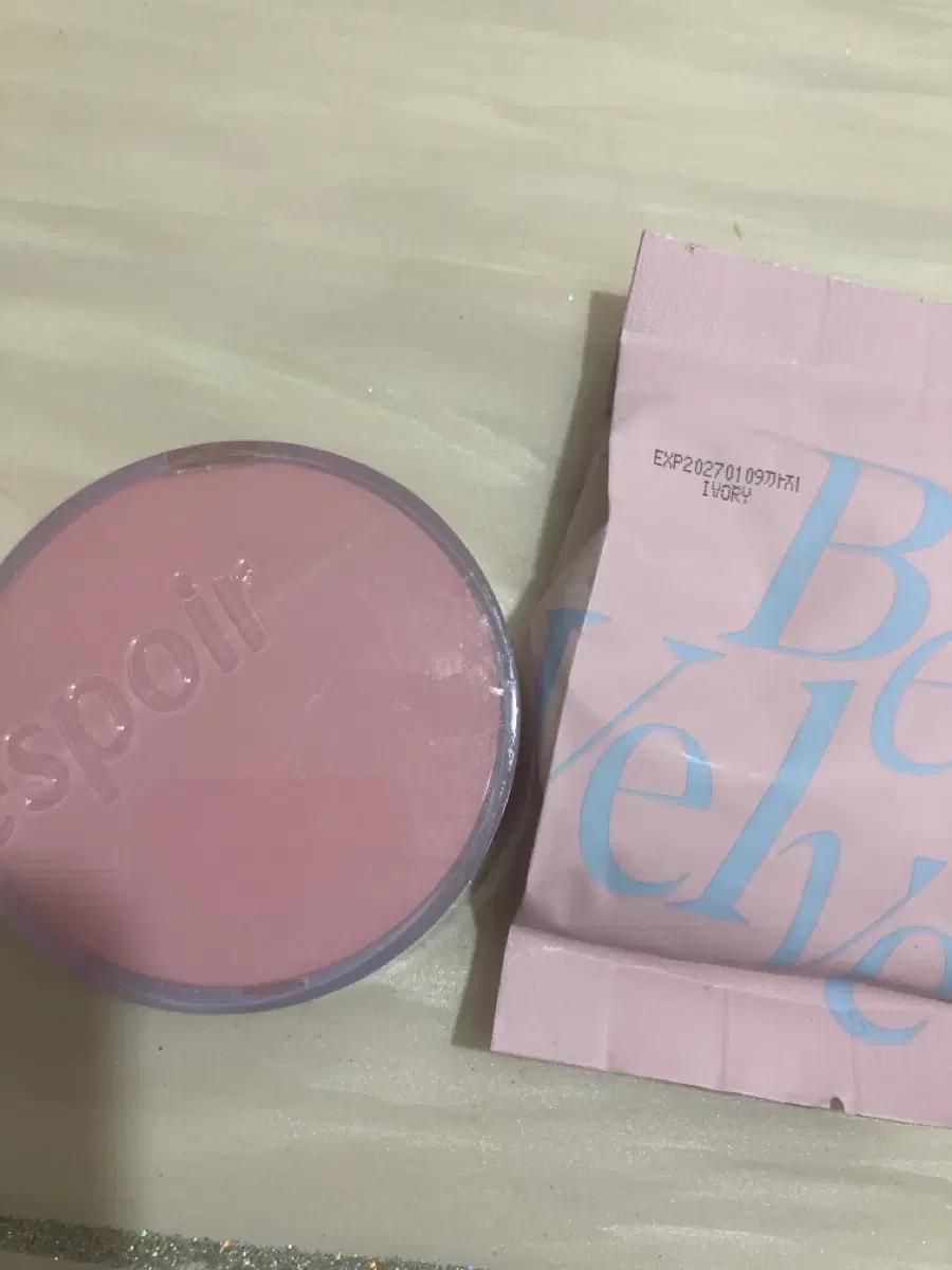 에스쁘아 비벨벳 커버쿠션 뉴클래스 아이보리 벚꽃에디션 본품+리필