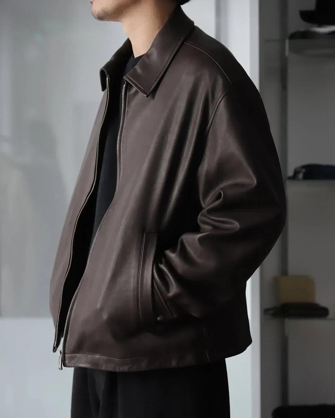 포터클래식 / 레더 집업 자켓 / 3