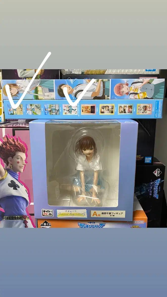 푸른상자 타이토쿠지 a상 치나츠 피규어 + 하위상 e(1개).f상(2일괄