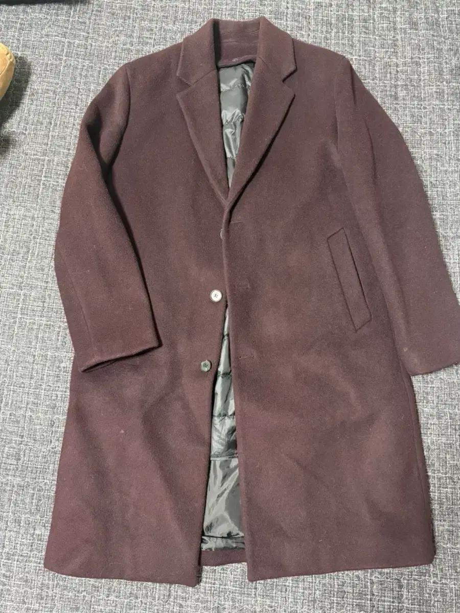 킨록 울 캐시미어 남자 코트