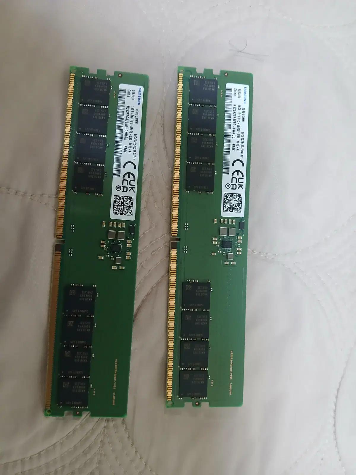 삼성 DDR5-44800 16GB 정품 메모리 판매 합니다.
