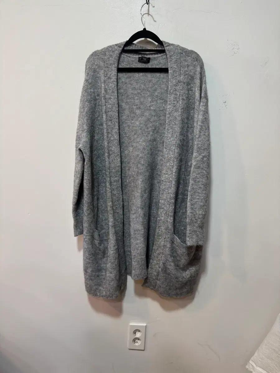 Club Monaco 회색 롱 가디건 S