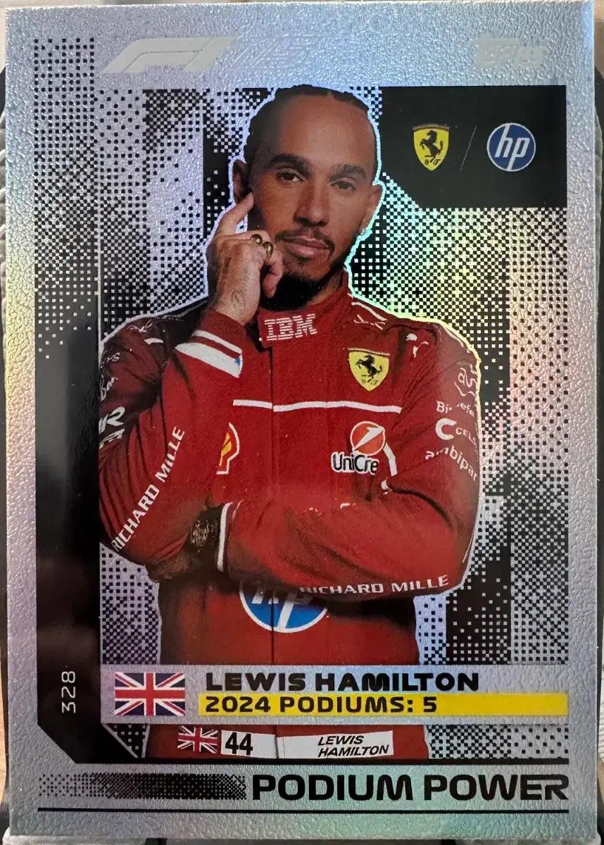 2025 F1 탑스 터보 루이스 해밀턴 카드