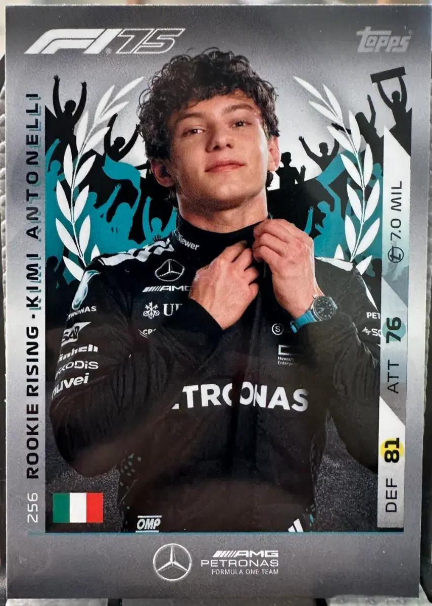 2025 F1 탑스 터보 키미 안토넬리 카드